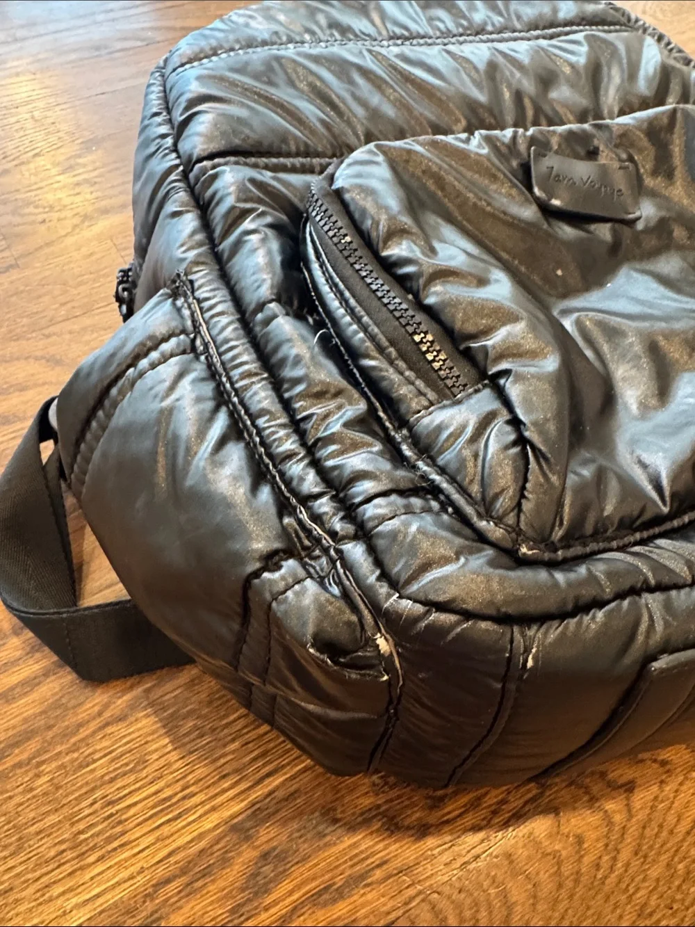 7AM VOYAGE DIAPER BAG BACKPACK BLACK POLAR